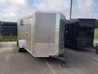 New Rock Solid Cargo Camper Trailer 6x12 Single Axle Enclosed Cargo Trailer