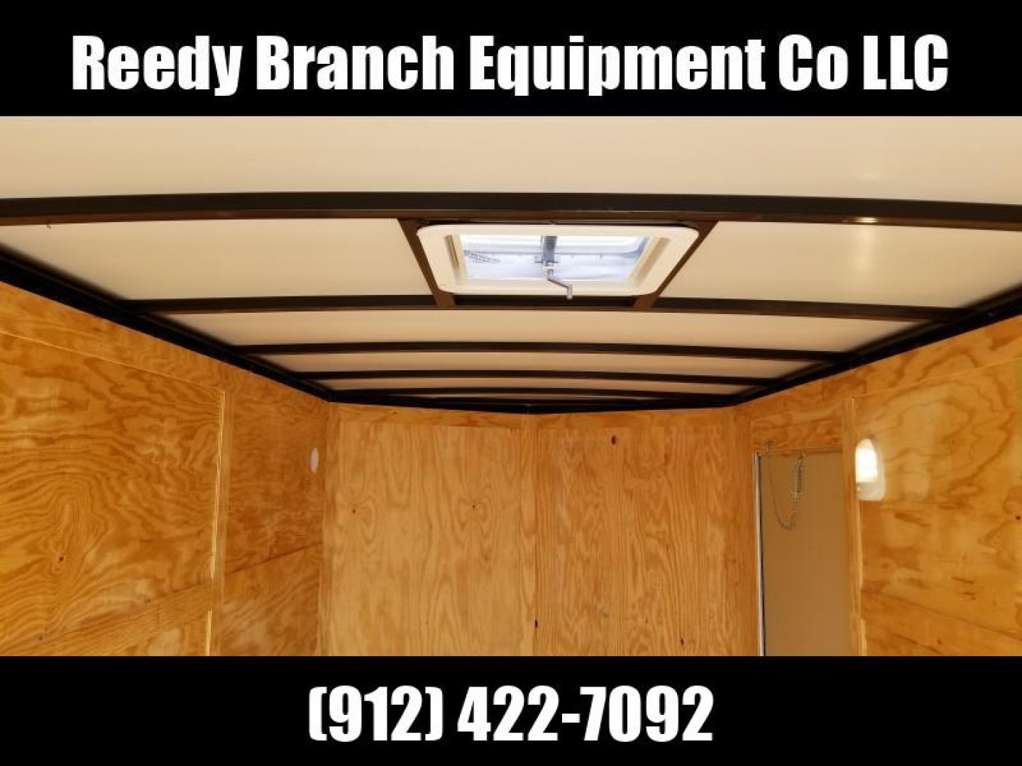 New 6x12 Barn Doors Rock Solid Cargo Enclosed Trailer