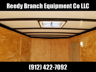 New 6x12 Barn Doors Rock Solid Cargo Enclosed Trailer