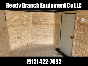 New 8.5x24 Black Polycore Blackout Elite Spread Enclosed Cargo Trailer