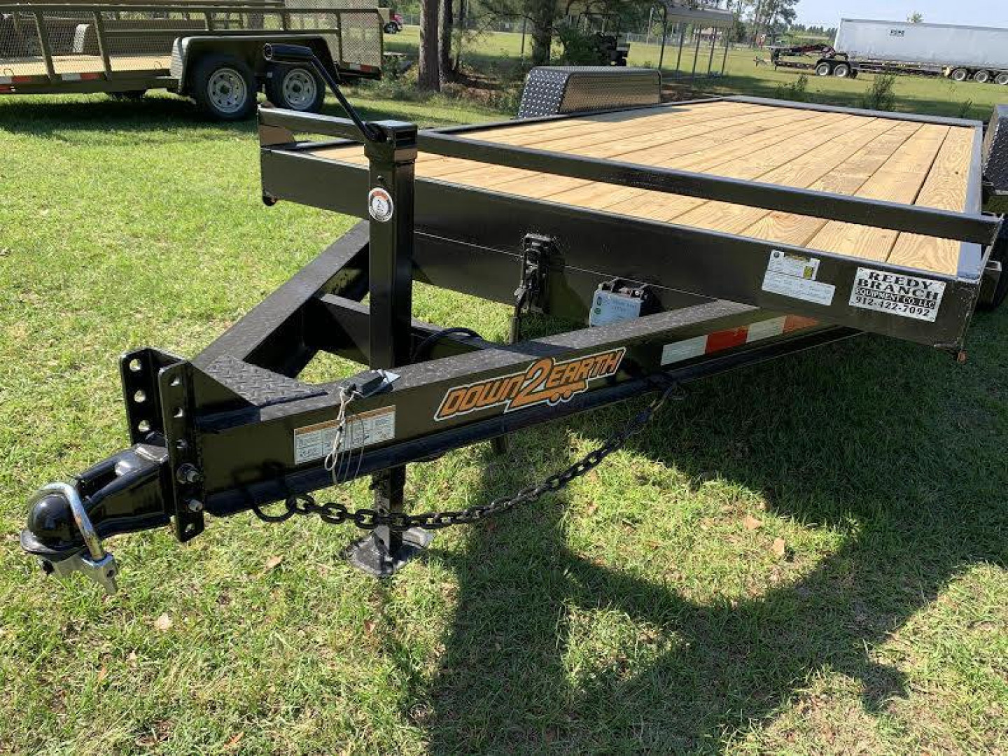 New 82"x20' 14K -Gravity Tilt Down to Earth Tilt Equipment Trailer