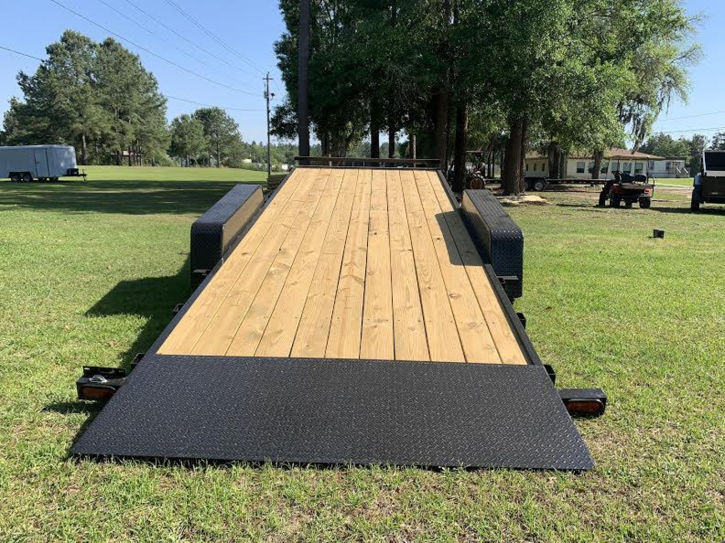 New 82"x20' 14K -Gravity Tilt Down to Earth Tilt Equipment Trailer