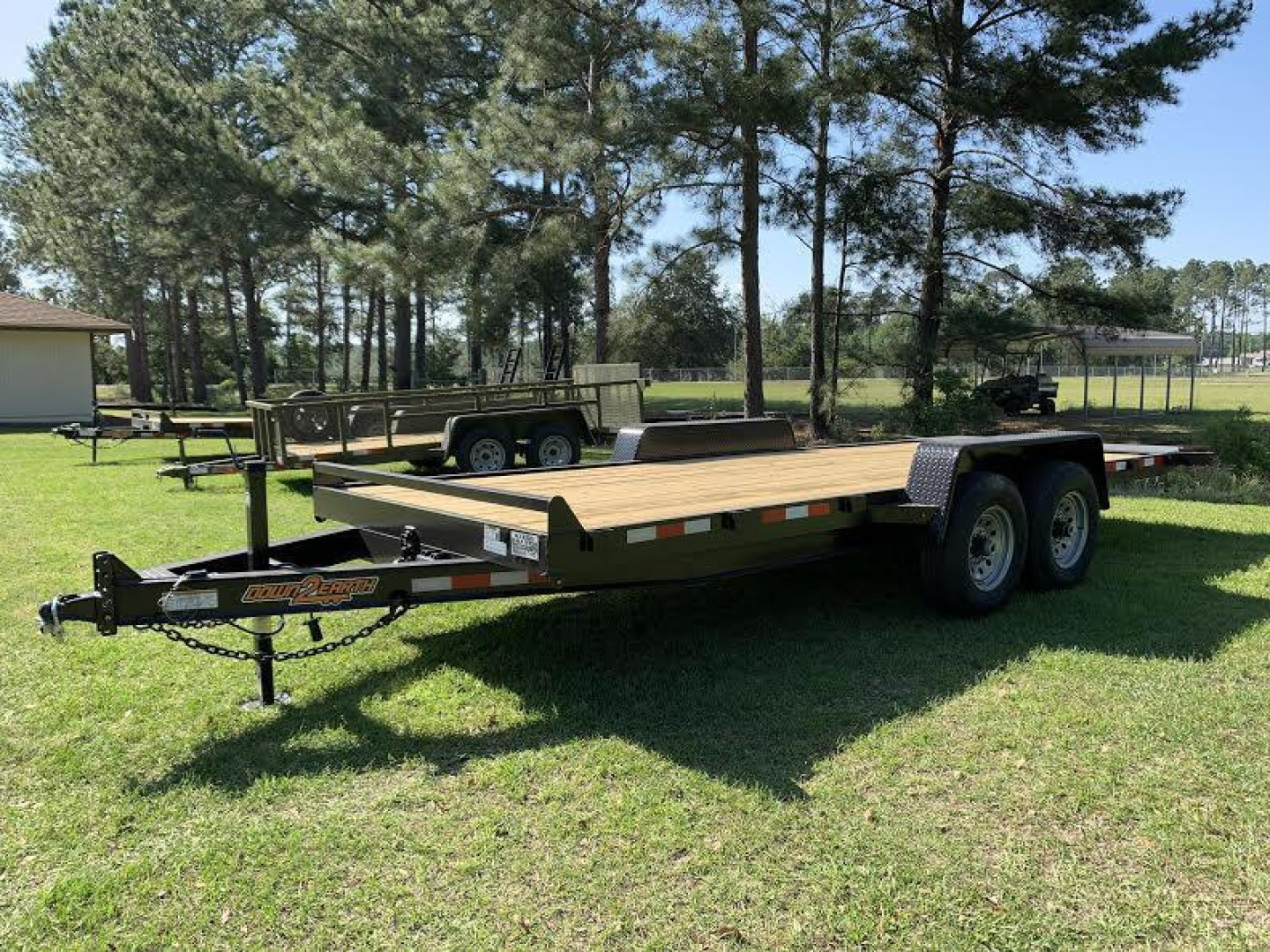New 82"x20' 14K -Gravity Tilt Down to Earth Tilt Equipment Trailer