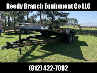 New 82"x20' 14K -Gravity Tilt Down to Earth Tilt Equipment Trailer
