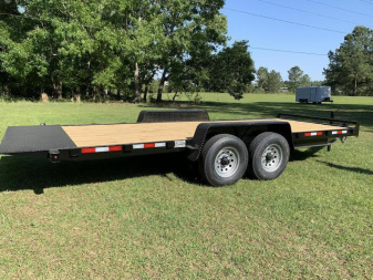New 82"x20' 14K -Gravity Tilt Down to Earth Tilt Equipment Trailer