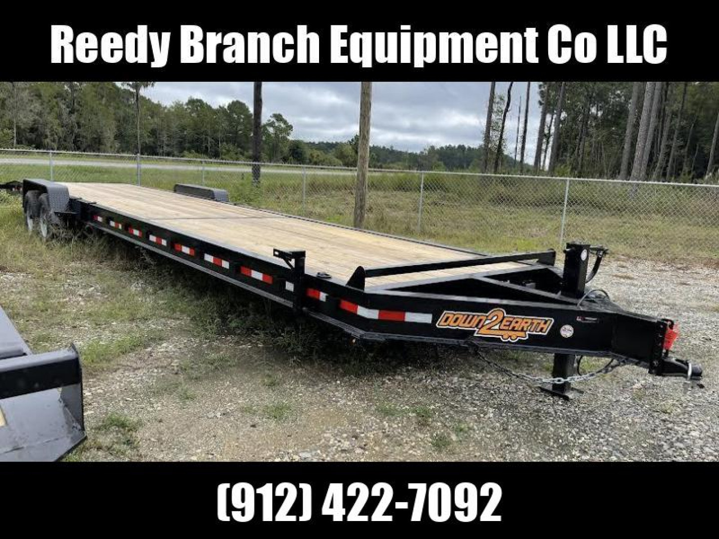New 2025 Down 2 Earth Trailers 82"x36' wood deck. Car Hauler