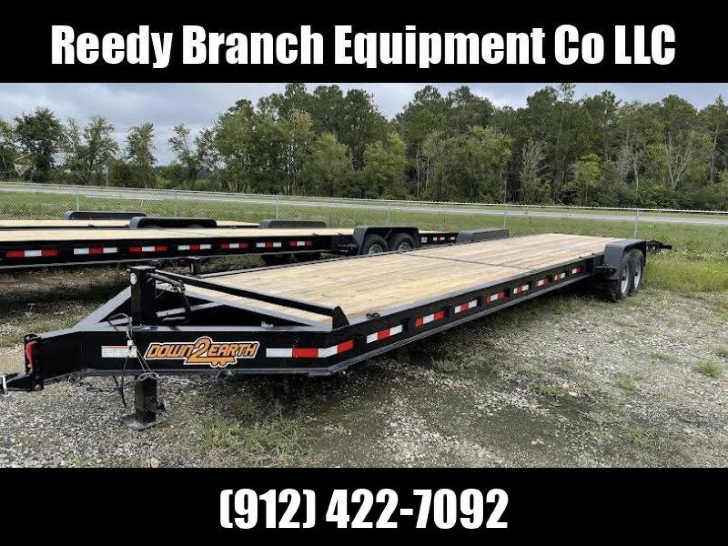 New 2025 Down 2 Earth Trailers 82"x36' wood deck. Car Hauler