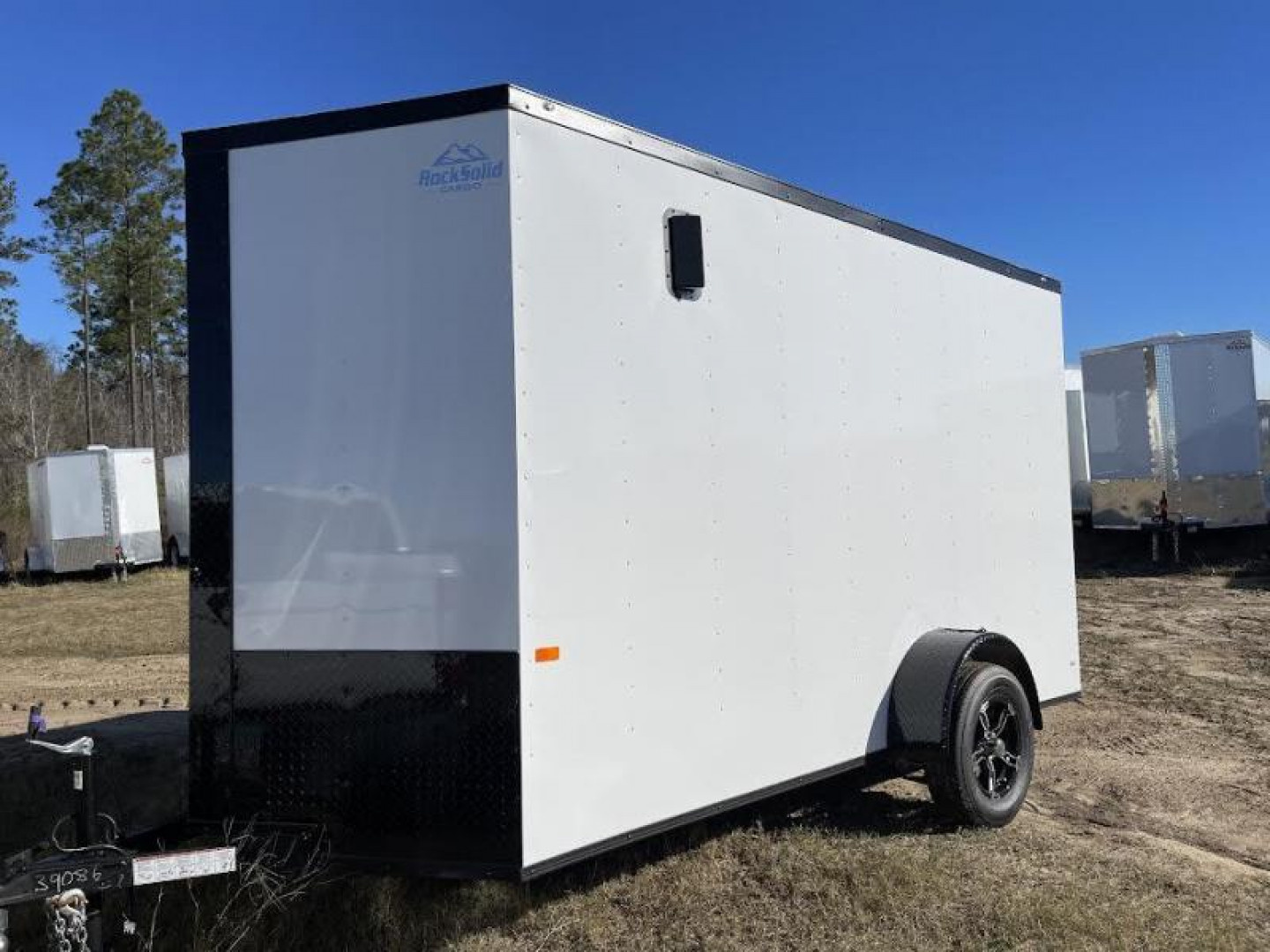 New 6x12 SA Blackout Elite - Concession Trailer Rock Solid Cargo