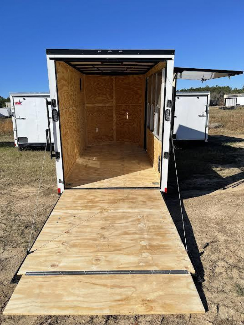 New 6x12 SA Blackout Elite - Concession Trailer Rock Solid Cargo