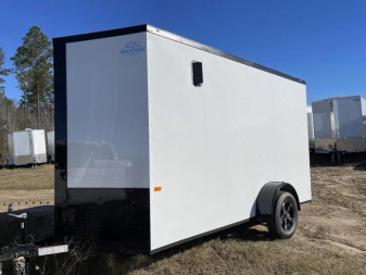 New 6x12 SA Blackout Elite - Concession Trailer Rock Solid Cargo
