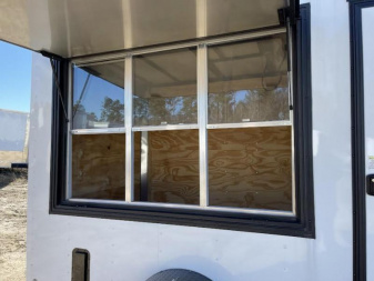 New 6x12 SA Blackout Elite - Concession Trailer Rock Solid Cargo