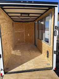 New 6x12 SA Blackout Elite - Concession Trailer Rock Solid Cargo