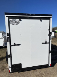 New 6x12 SA Blackout Elite - Concession Trailer Rock Solid Cargo