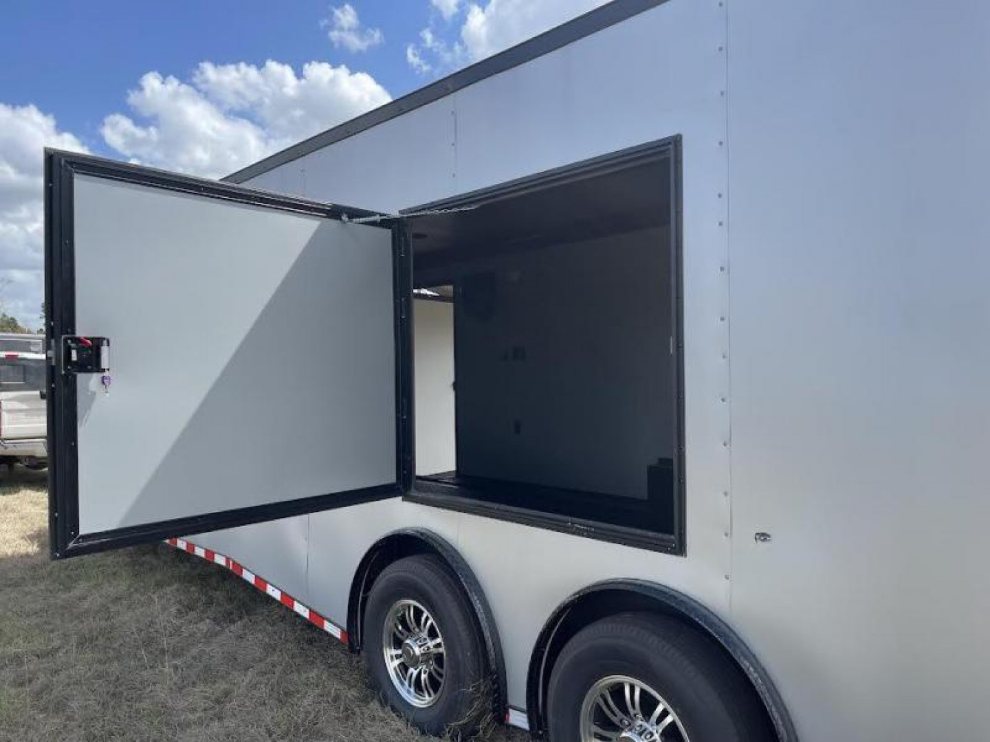 New 8.5x28 Rock Solid Cargo Enclosed Trailer - Race Trailer Race Ready