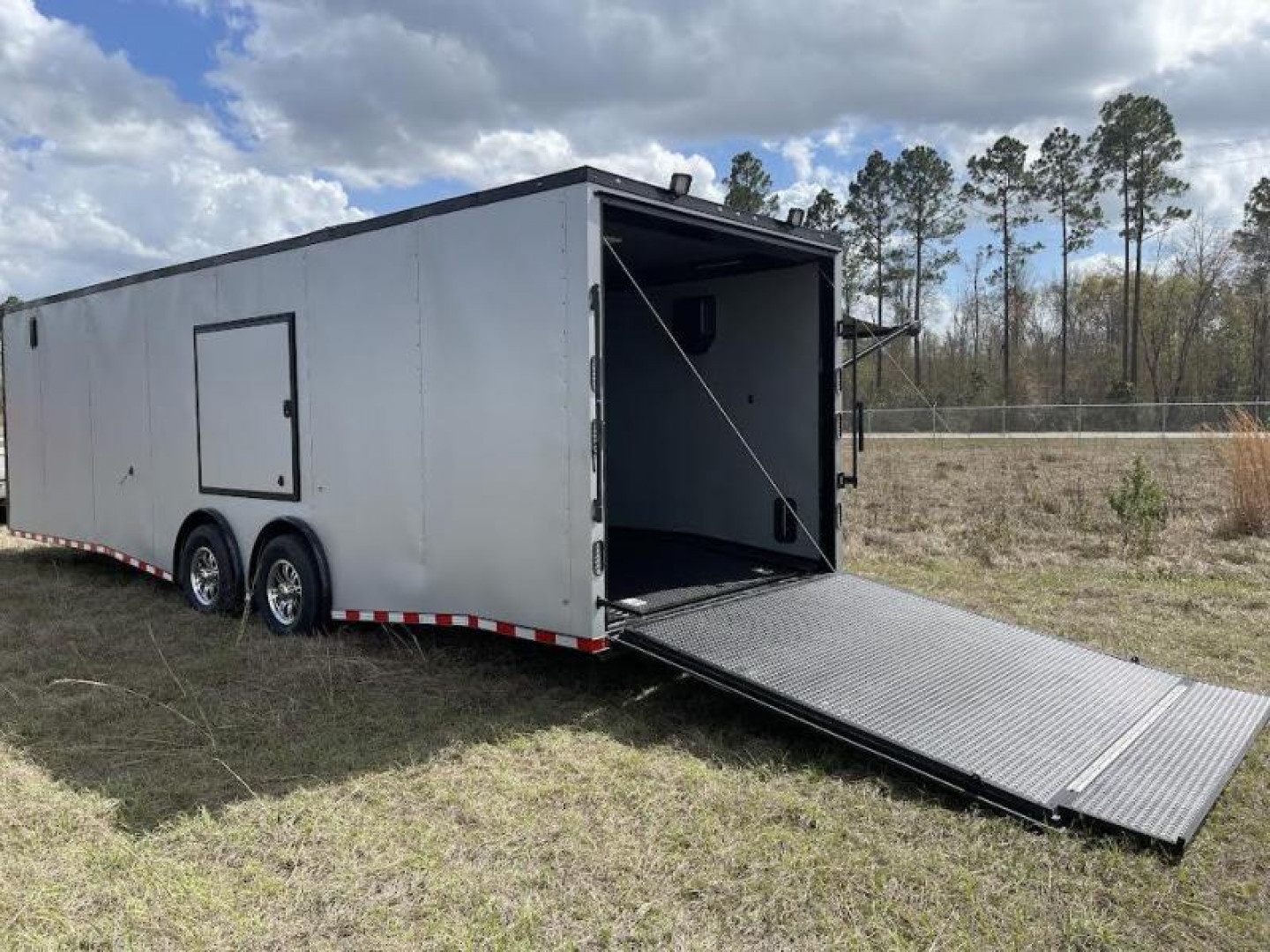 New 8.5x28 Rock Solid Cargo Enclosed Trailer - Race Trailer Race Ready