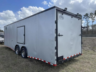 New 8.5x28 Rock Solid Cargo Enclosed Trailer - Race Trailer Race Ready