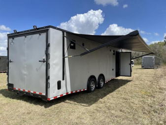 New 8.5x28 Rock Solid Cargo Enclosed Trailer - Race Trailer Race Ready