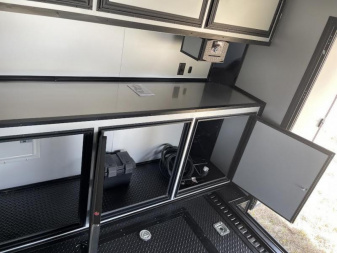 New 8.5x28 Rock Solid Cargo Enclosed Trailer - Race Trailer Race Ready