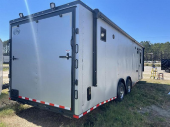 New 8.5x28 Rock Solid Cargo Enclosed Trailer - Race Trailer Race Ready