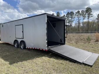 New 8.5x28 Rock Solid Cargo Enclosed Trailer - Race Trailer Race Ready