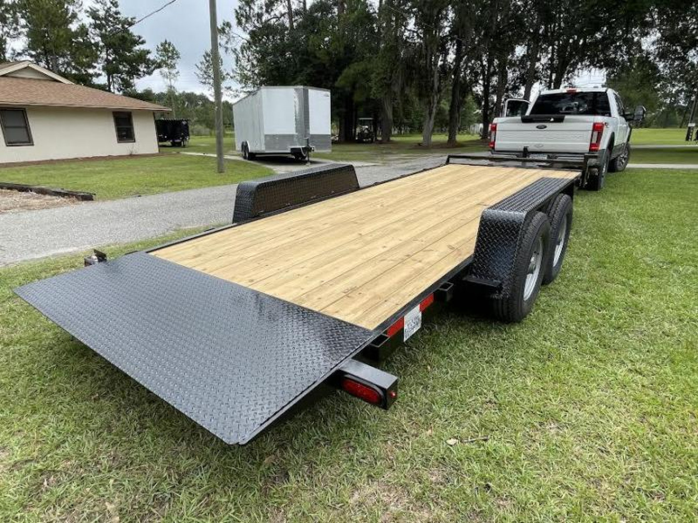 New 82x20 14K Electric Tilt Equipment Trailer