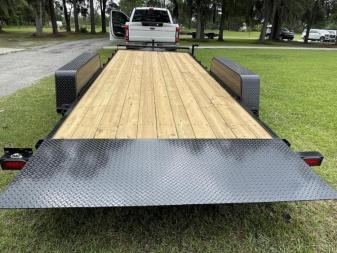 New 82x20 14K Electric Tilt Equipment Trailer