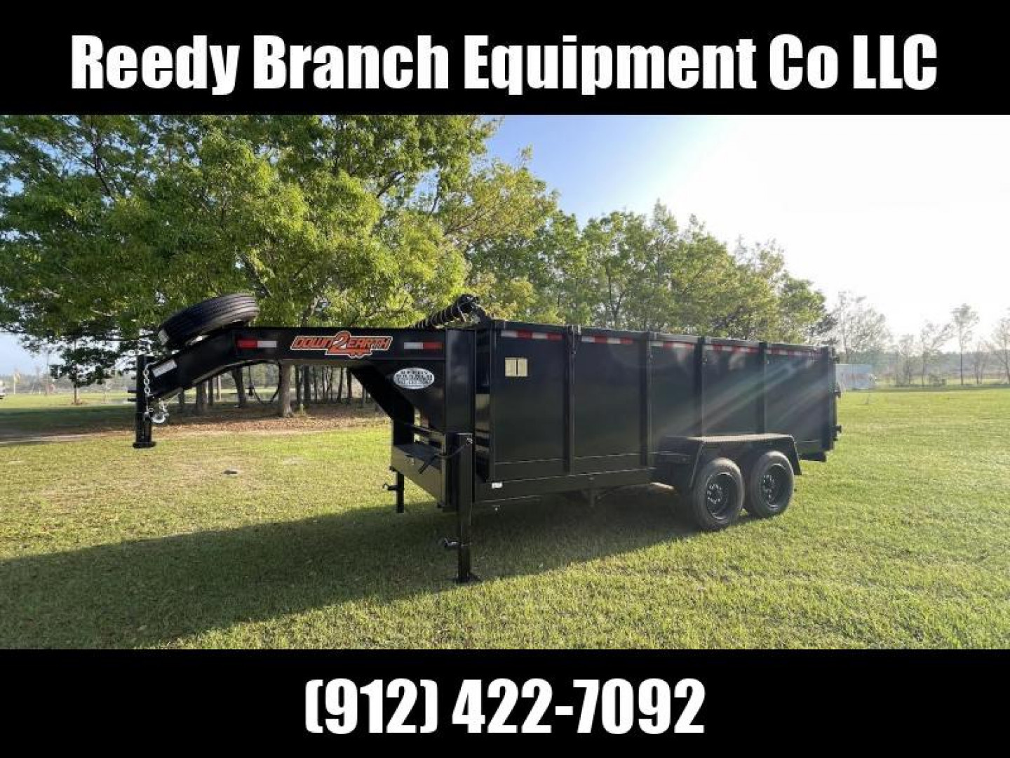 New 7x16 16K Gooseneck Dump Trailer - Down to Earth Trailers