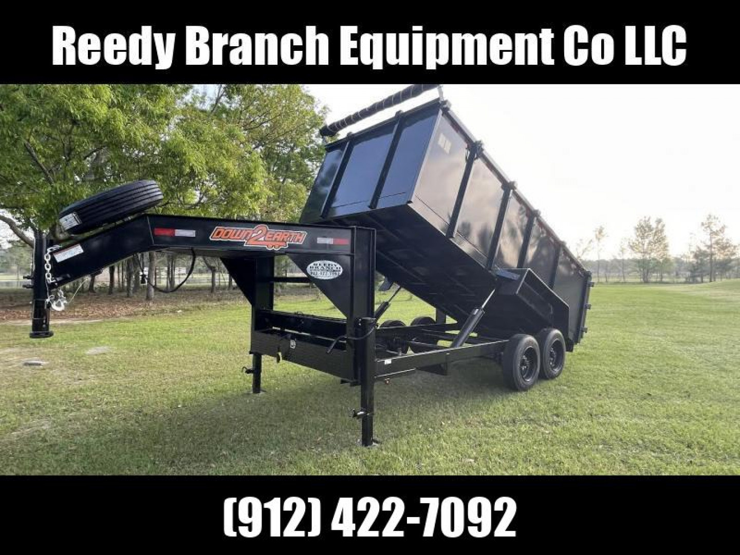 New 7x16 16K Gooseneck Dump Trailer - Down to Earth Trailers