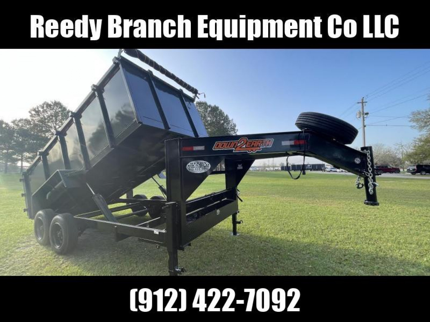 New 7x16 16K Gooseneck Dump Trailer - Down to Earth Trailers