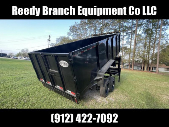 New 7x16 16K Gooseneck Dump Trailer - Down to Earth Trailers