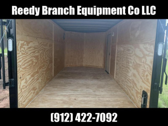 New 7x16 Yellow Blackout Package Rock Solid Cargo Enclosed Trailer