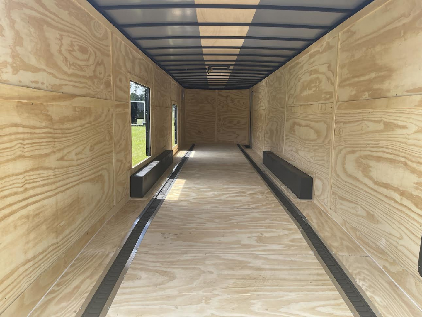 New 8.5x36 Enclosed Two Car Hauler - Polycore Blackout Cargo / Enclosed Trailer