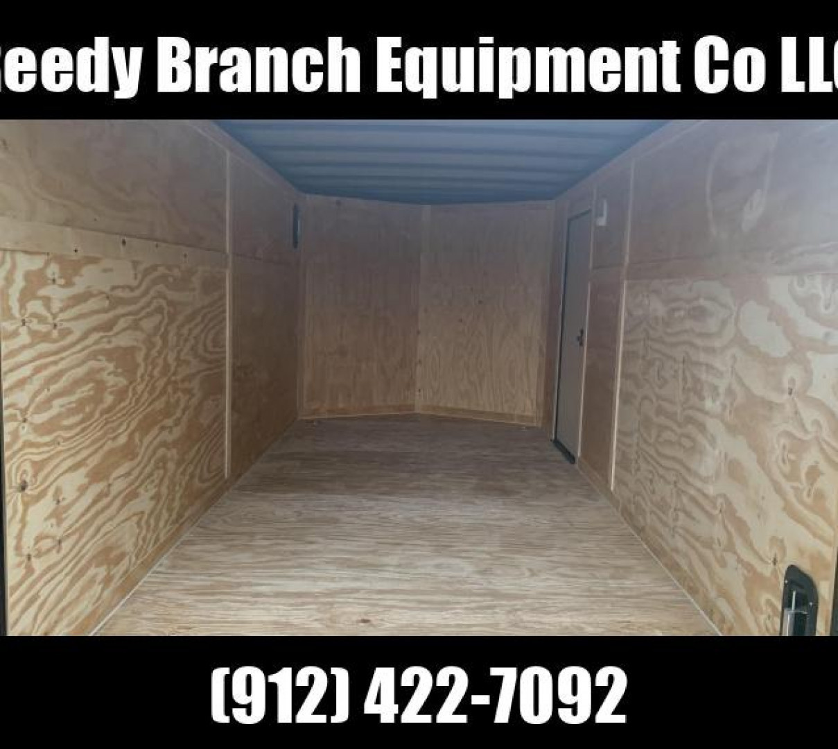 New 7x16 Rock Solid Cargo Georgia Bulldog Enclosed Trailer