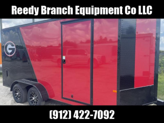 New 7x16 Rock Solid Cargo Georgia Bulldog Enclosed Trailer