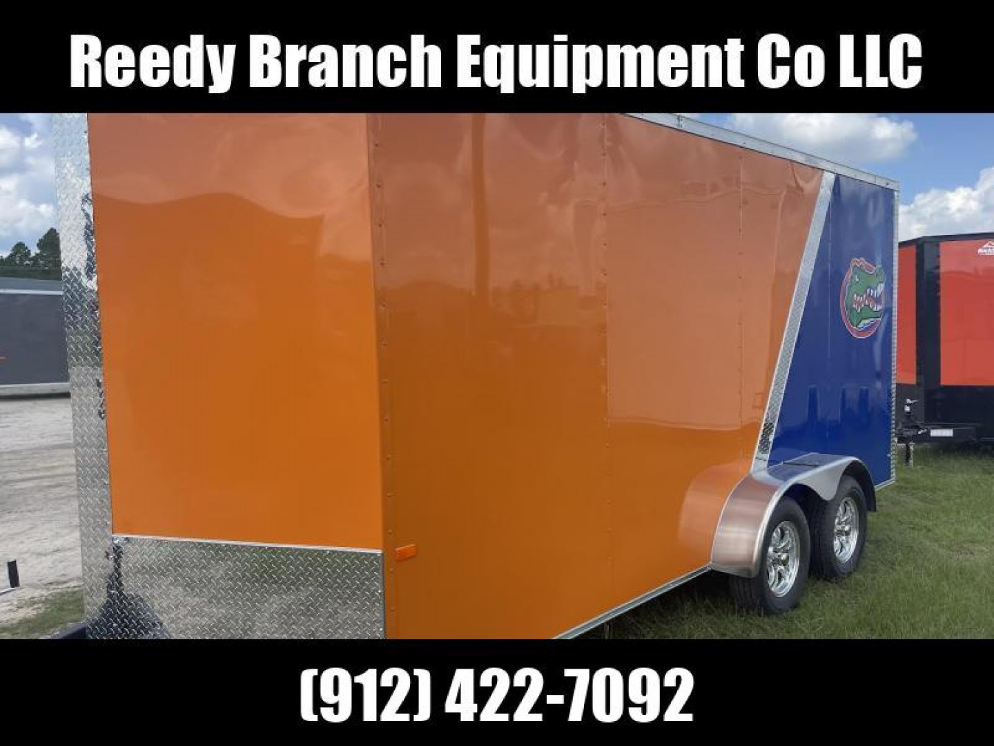 New 7x16 Rock Solid Cargo Florida Gators Enclosed Trailer