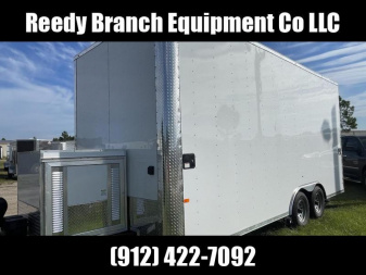 New 8.5x20 Rock Solid Cargo Bathroom Trailer - Event Trailer