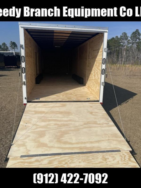 New 8.5x36 Rock Solid Cargo Two Car Hauler Enclosed Cargo Trailer