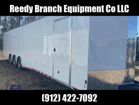 New 8.5x36 Rock Solid Cargo Two Car Hauler Enclosed Cargo Trailer