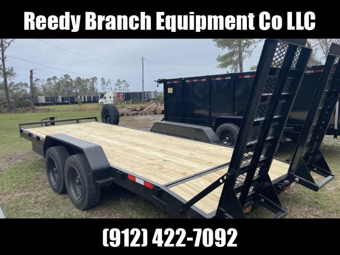 New 82"x20' 17,500 GVWR Equipment Trailer | Down 2 Earth | Skidsteer Trailer