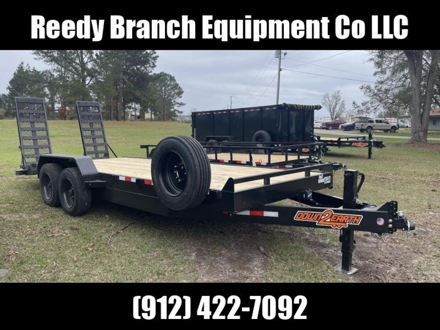 New 82"x20' 17,500 GVWR Equipment Trailer | Down 2 Earth | Skidsteer Trailer