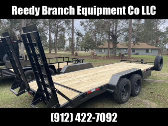 New 82"x20' 17,500 GVWR Equipment Trailer | Down 2 Earth | Skidsteer Trailer