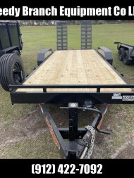 New 82"x20' 17,500 GVWR Equipment Trailer | Down 2 Earth | Skidsteer Trailer