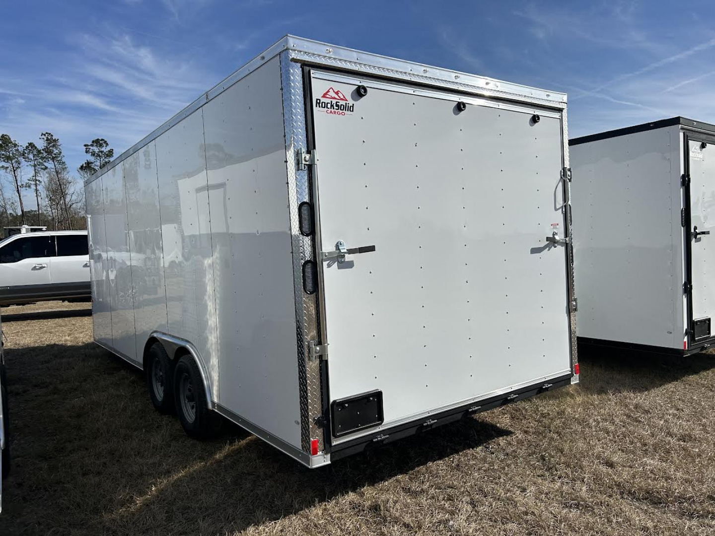 New 8.5x20 Polycore Enclosed Cargo Trailer | Rock Solid Cargo | 7' Interior