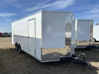 New 8.5x20 Polycore Enclosed Cargo Trailer | Rock Solid Cargo | 7' Interior