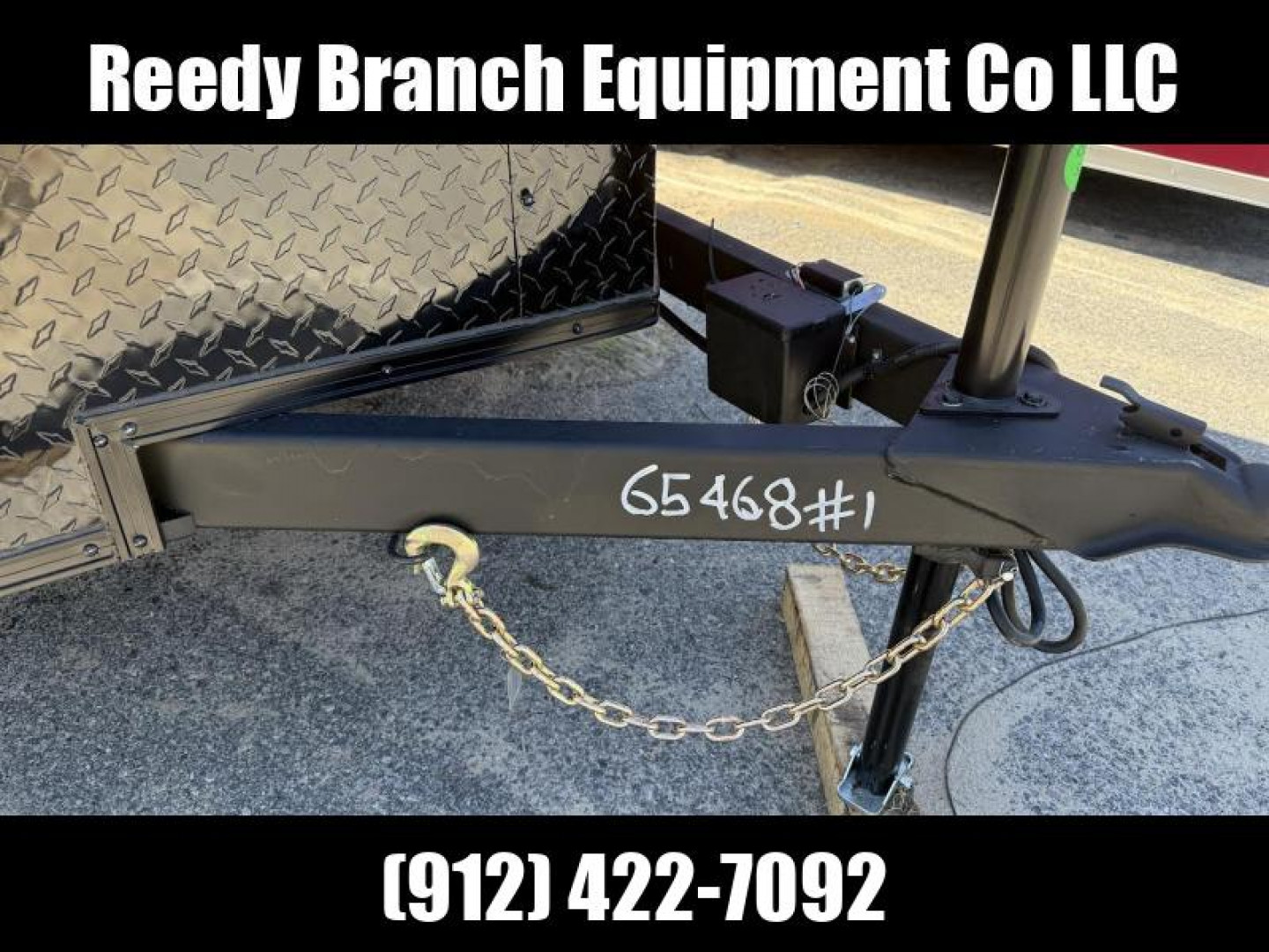 New 7x12 Enclosed Cargo Trailer - Polycore Blackout