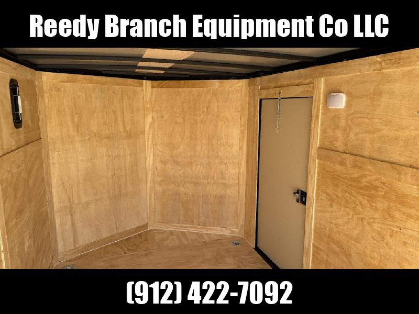 New 7x12 Enclosed Cargo Trailer - Polycore Blackout