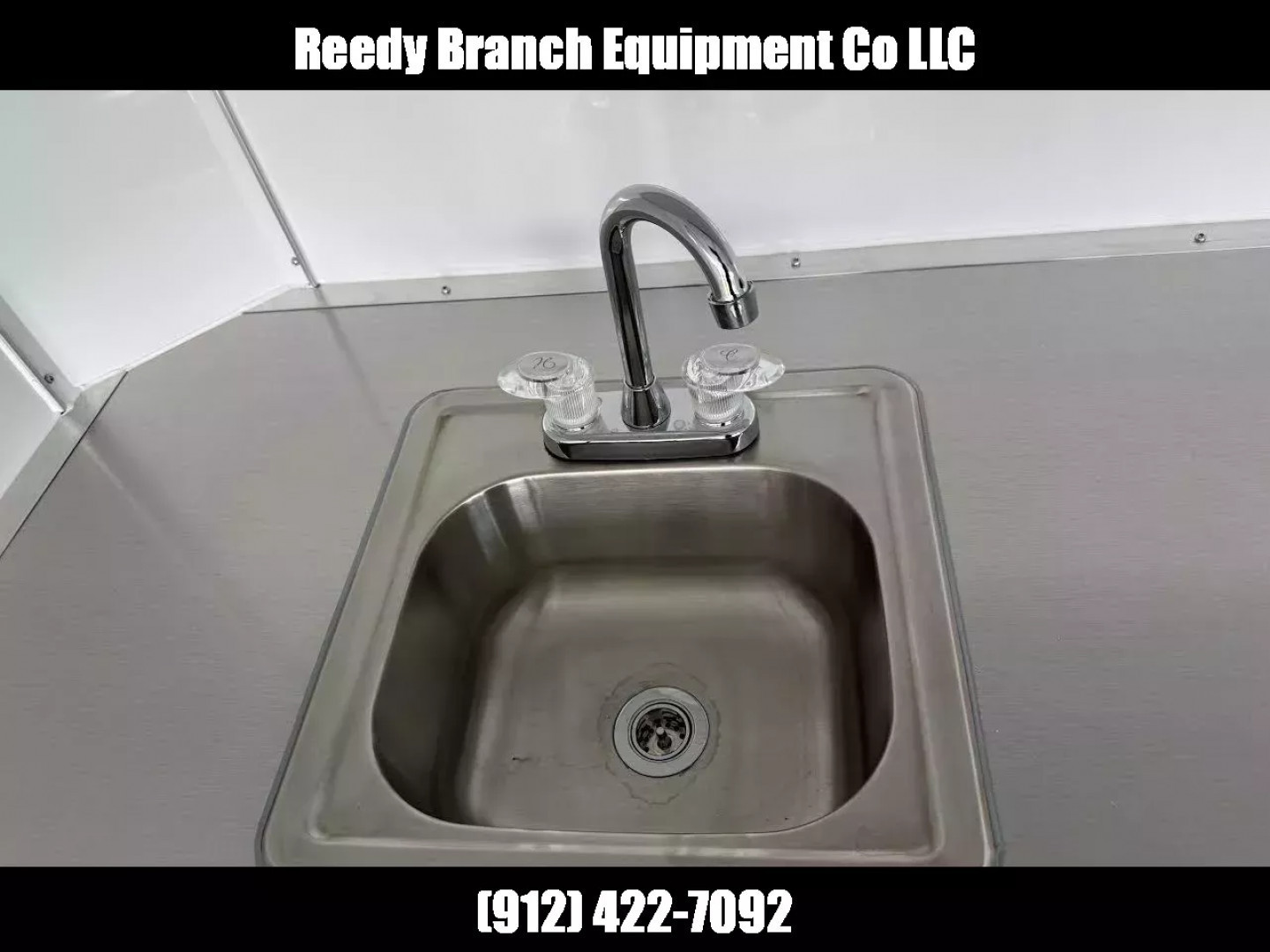 New 8.5x16 Concession Trailer | Rock Solid Cargo True Blue Blackout Package