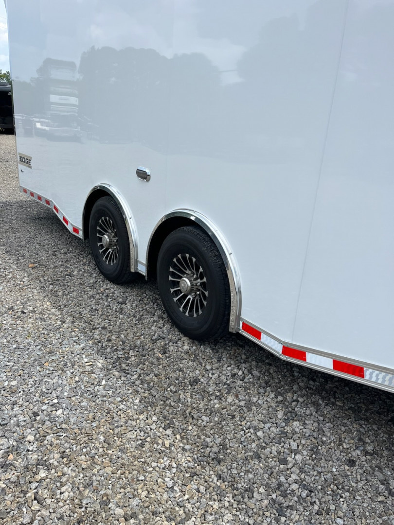 New 2025 Haulmark EDGE 28 Enclosed Race Trailer, 14K GVWR, 7' 10" Interior Height, Insulated Walls & Ceiling