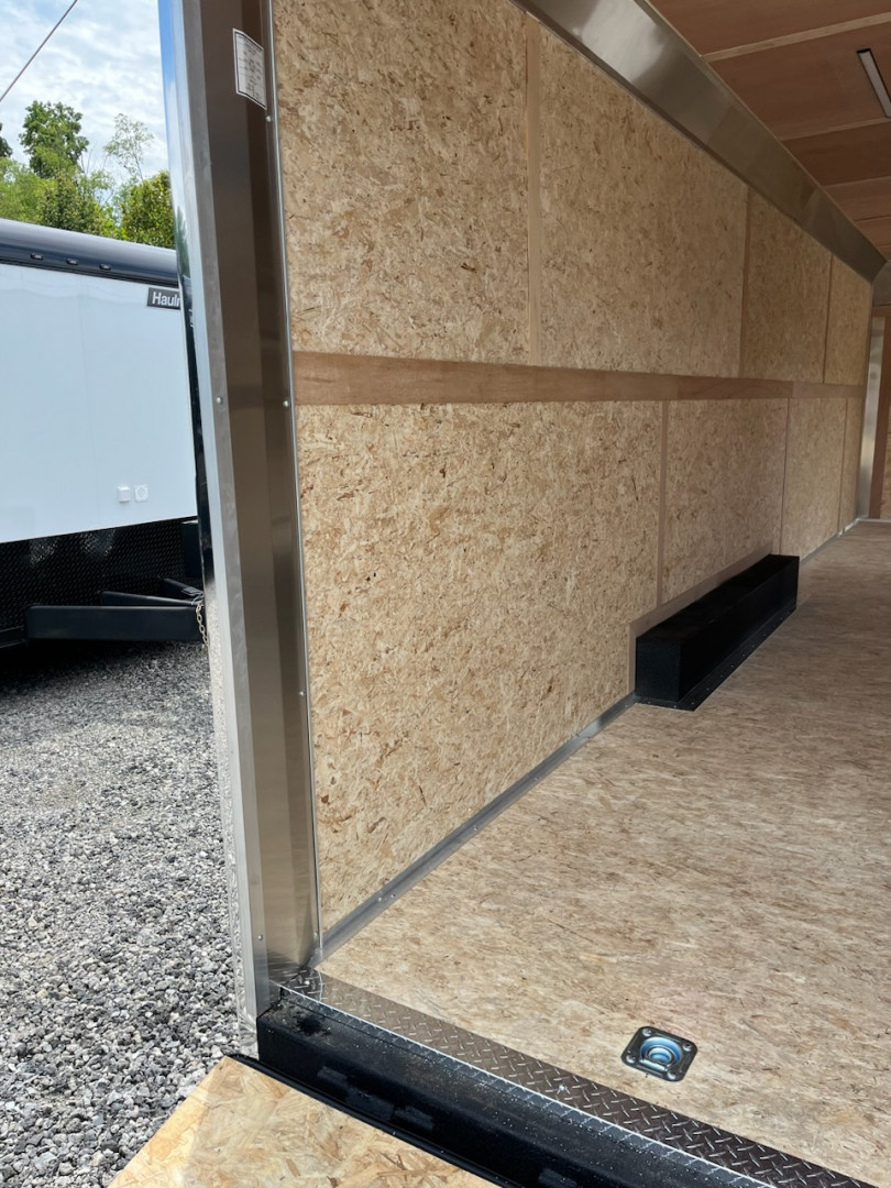 New 2025 Haulmark EDGE 28 Enclosed Race Trailer, 14K GVWR, 7' 10" Interior Height, Insulated Walls & Ceiling