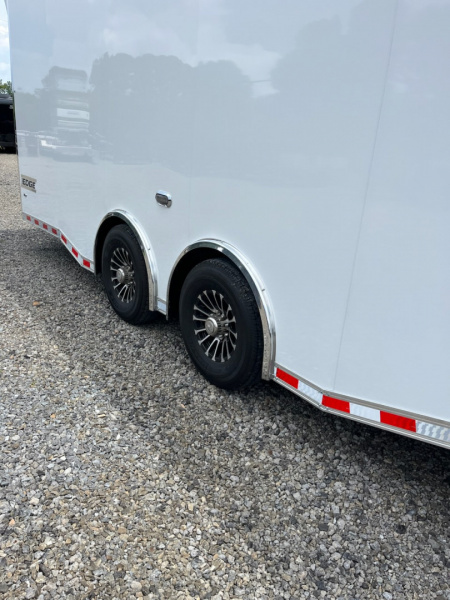 New 2025 Haulmark EDGE 28 Enclosed Race Trailer, 14K GVWR, 7' 10" Interior Height, Insulated Walls & Ceiling